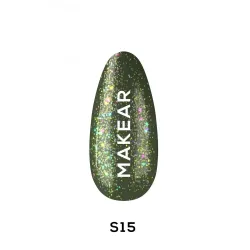 MAKEAR GLITTER S15 Lakier hybrydowy 8 ml