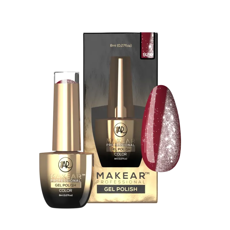 MAKEAR MOONLIGHT DISCO 924 Lakier hybrydowy 8 ml