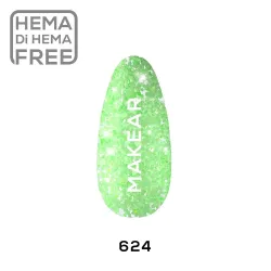 MAKEAR GLITTER 624 Lakier hybrydowy DAISY 8 ml