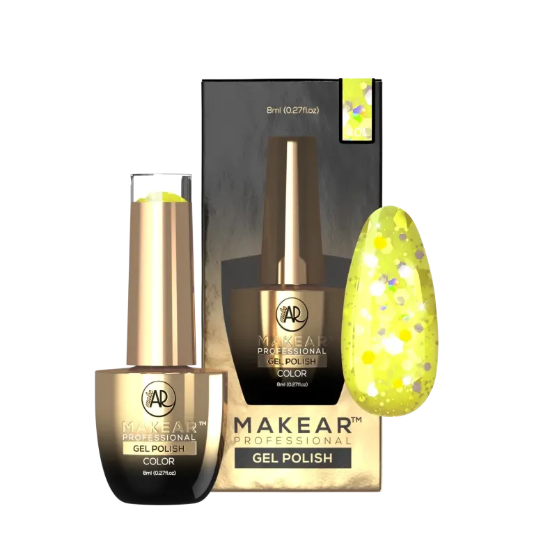MAKEAR PREMIUM GLITTER S64 Lakier hybrydowy 8 ml