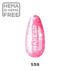 MAKEAR PREMIUM GLITTER S59 Lakier hybrydowy8 ml