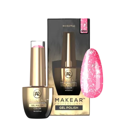 MAKEAR PREMIUM GLITTER S59 Lakier hybrydowy8 ml