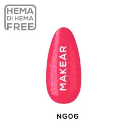 MAKEAR NEON GLITTER NG06 Lakier hybrydowy 8 ml