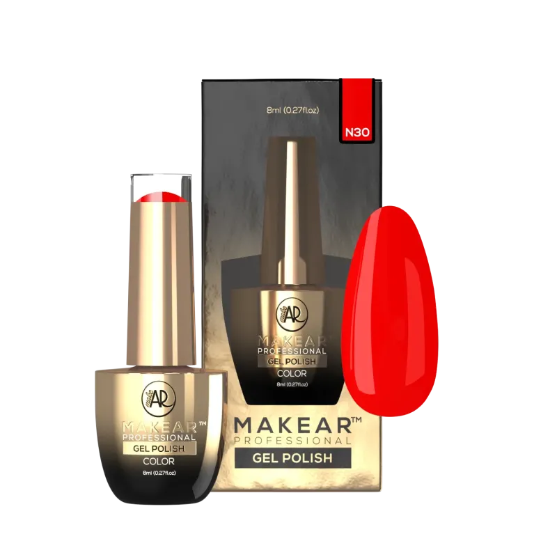 MAKEAR N30 NEON Lakier hybrydowy  8 ml