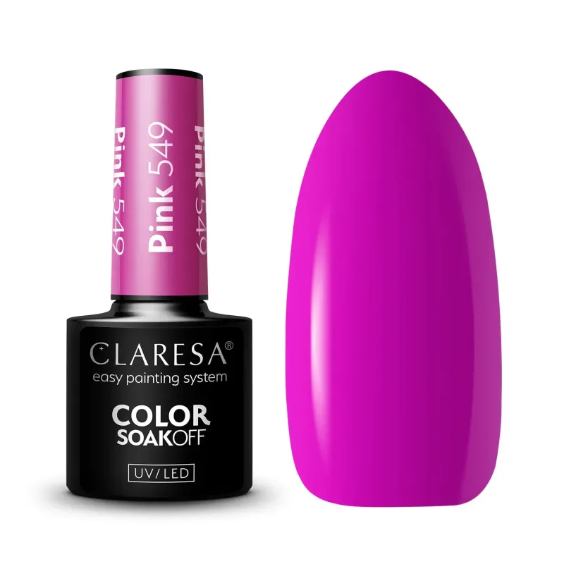 Claresa Lakier Hybrydowy Pink nr 549 5 ml