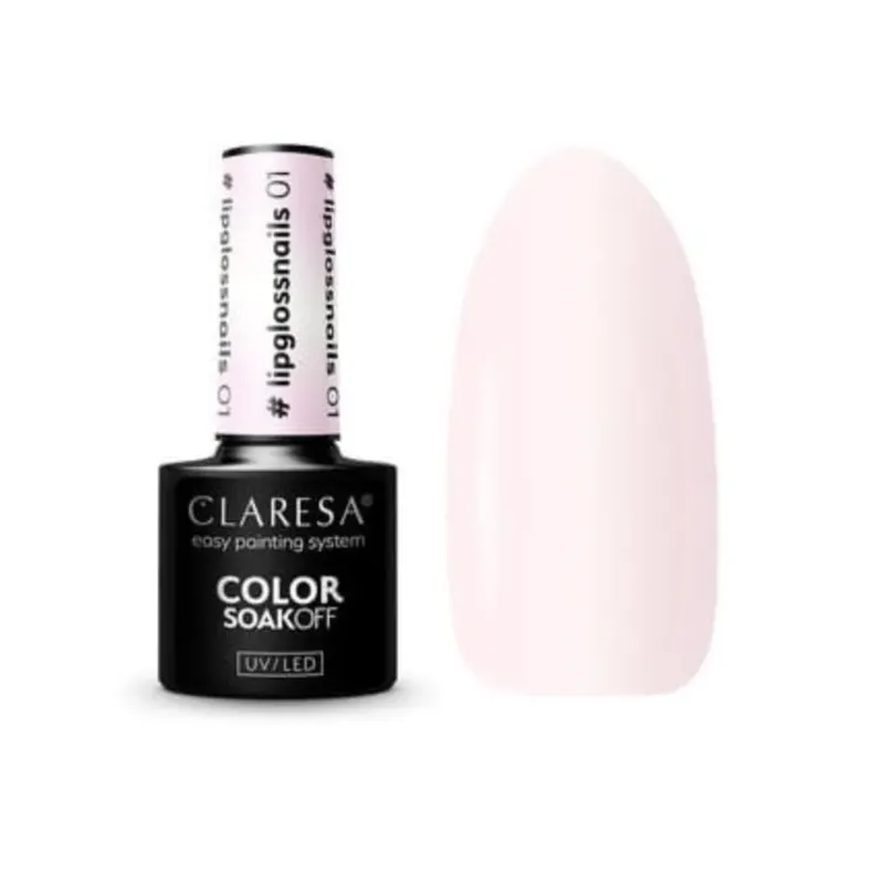 Claresa Lakier Hybrydowy LIPGLOSSNAILS 01 5g