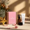 YOKABA Peony Blossom Zestaw Prezentowy: Peony Sparkle Cream 75ml, Peony Oil 50ml, Peony Sparkle lip balm 15ml