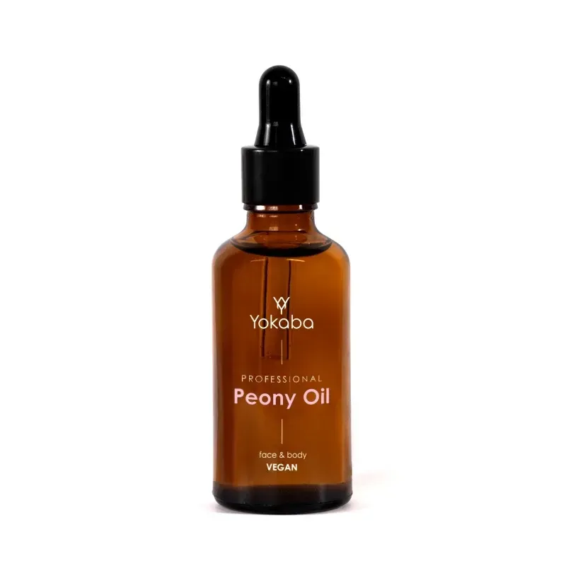 YOKABA Peony Oil Essence Face&Body Vegan - Nawilżający olejek do twarzy i ciała 50 ml