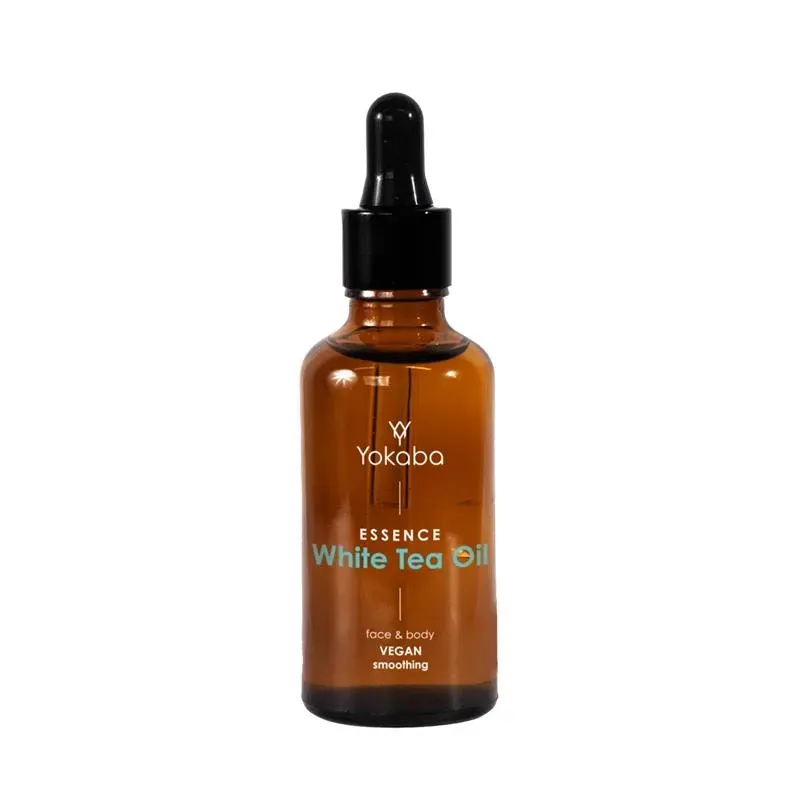 YOKABA White Tea oil face & body vegan smoothing Essence Yokaba - Olejek biała herbata do twarzy i ciała 50 ml
