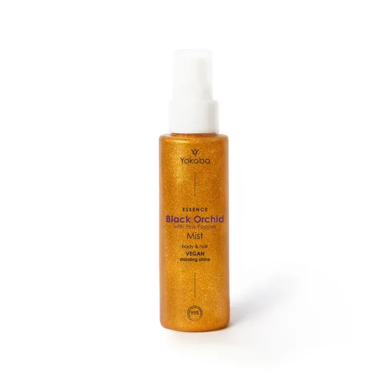 YOKABA Black Orchid with pink pepper - Rozświetlająca mgiełka do ciała i włosów 100 ml