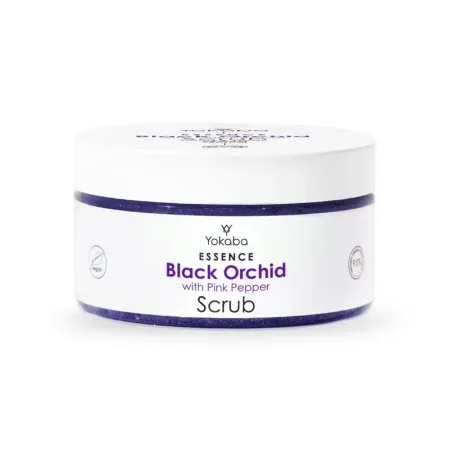 YOKABA Black Orchid with pink pepper - Peeling z rozświetlającymi drobinkami 250 g