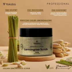 YOKABA Lemongrass Scrub - Lemongrassowy peeling do dłoni i ciała 200 g