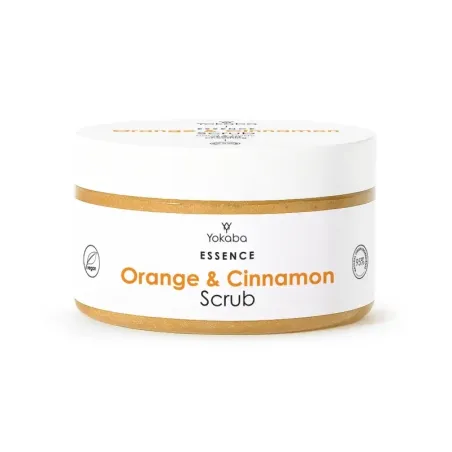 YOKABA Orange & Cinnamon Scrub - Peeling z rozświetlającymi drobinkami 250g