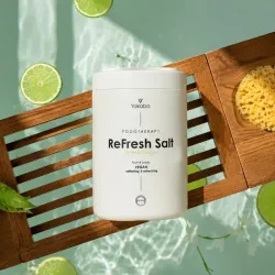 YOKABA ReFresh Salt Lime&Ginger 1000 g - Zmiękczająco odświeżająca sól do kąpieli
