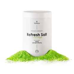 YOKABA ReFresh Salt Lime&Ginger 1000 g - Zmiękczająco odświeżająca sól do kąpieli