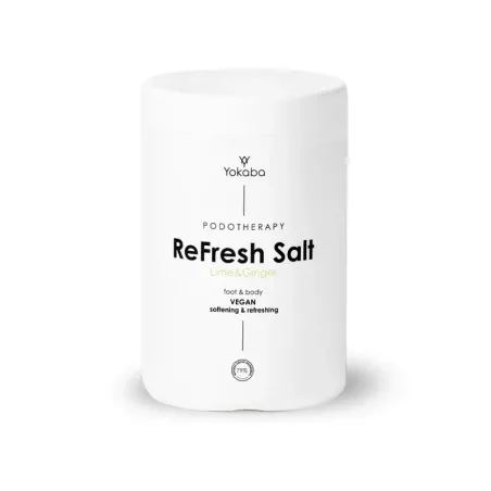 YOKABA ReFresh Salt Lime&Ginger 1000 g - Zmiękczająco odświeżająca sól do kąpieli