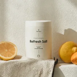 YOKABA ReFresh Salt Grapefruit Foot&Body  1000 g -Myjąco odświeżająca sól do kąpieli