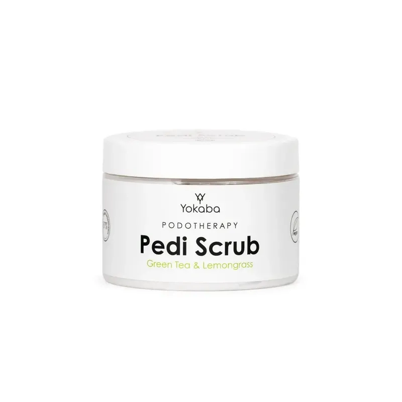 YOKABA Pedi Scrub - Peeling do stóp zielona herbata i lemongrass 300 g