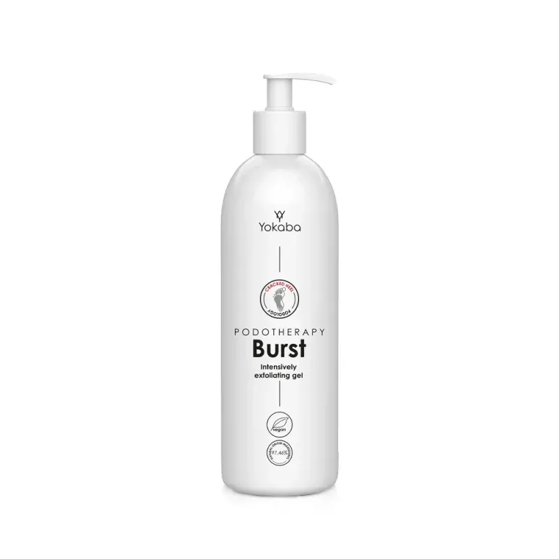 YOKABA Podotherapy Burst Intensively exfoliating gel 250 ml - Żelowy keratolityk do zabiegu pedicure