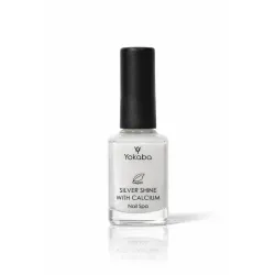 YOKABA Silver Shine with calcium - Odżywka do paznokci 15 ml