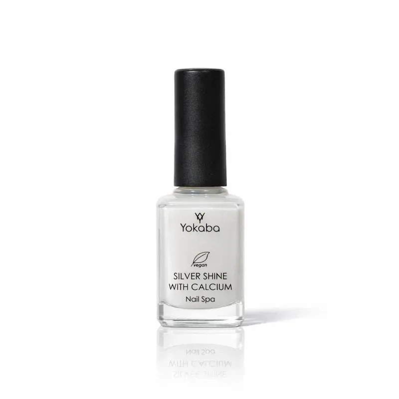 YOKABA Silver Shine with calcium - Odżywka do paznokci 15 ml