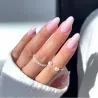 YOKABA 02 Pink Top Glow uv/led - Top Hybrydowy UV/LED z efektem 7 ml