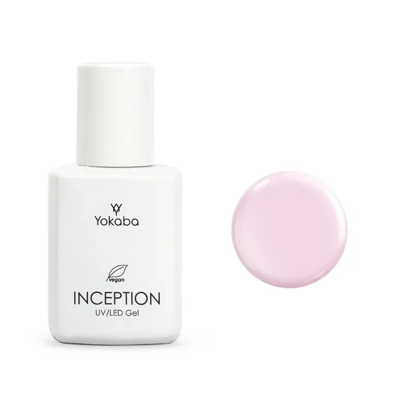 YOKABA 02 MASK PINK - Inception UV/LED - Żel w butelce, samopoziomujący 30 ml