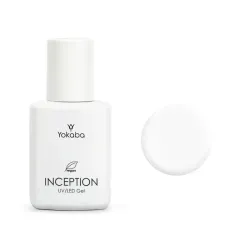 YOKABA 04 CRYSTAL WHITE - Inception UV/LED - Żel w butelce, samopoziomujący 30 ml
