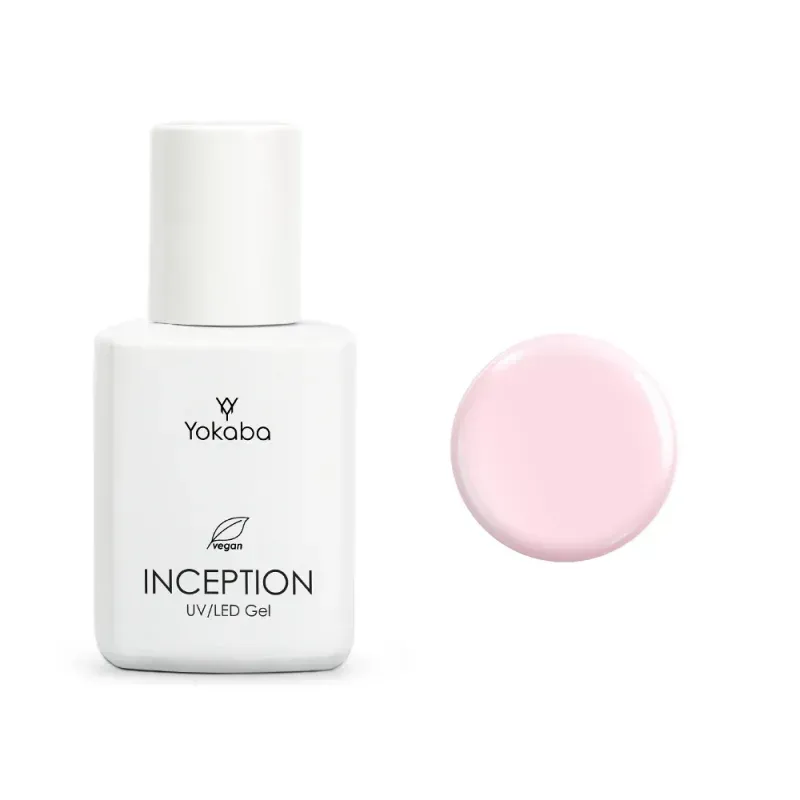 YOKABA 06 PINK LOTUS - Inception UV/LED - Żel w butelce, samopoziomujący 30 ml