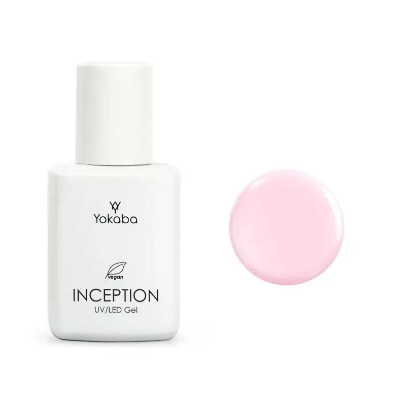 YOKABA 07 PINK PEONY - Inception UV/LED - Żel w butelce, samopoziomujący 30 ml