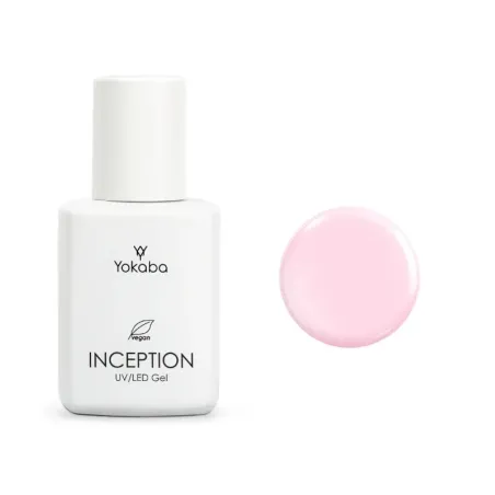 YOKABA 07 PINK PEONY - Inception UV/LED - Żel w butelce, samopoziomujący 30 ml