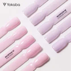 YOKABA 08 LAVENDER HAZE - Inception UV/LED - Żel w butelce, samopoziomujący 30 ml