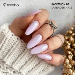 YOKABA 08 LAVENDER HAZE - Inception UV/LED - Żel w butelce, samopoziomujący 30 ml