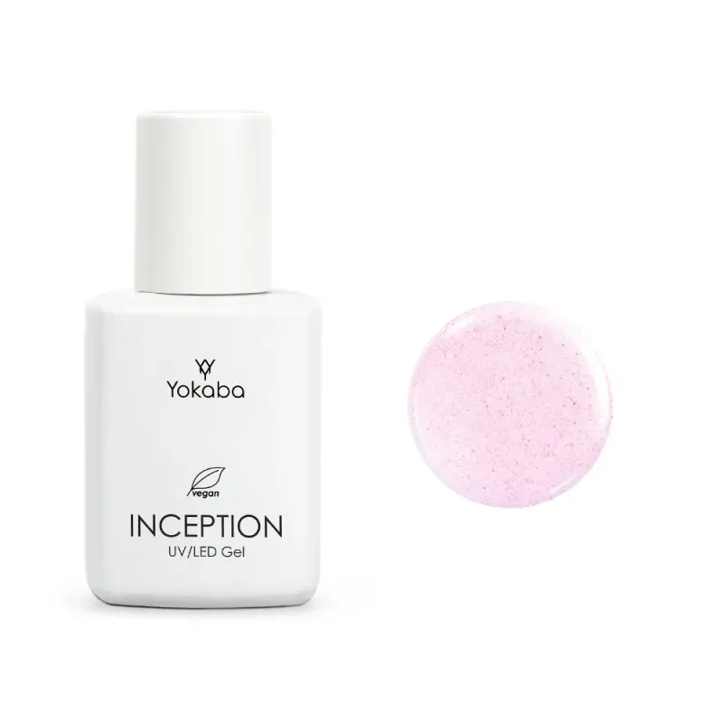 YOKABA 12 BLINK OF ROSE - Inception UV/LED - Żel w butelce, samopoziomujący 30 ml