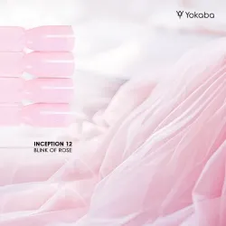 YOKABA 12 BLINK OF ROSE - Inception UV/LED - Żel w butelce, samopoziomujący 30 ml