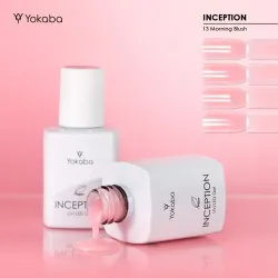 YOKABA 13 MORNING BLUSH - Inception UV/LED - Żel w butelce, samopoziomujący 30 ml