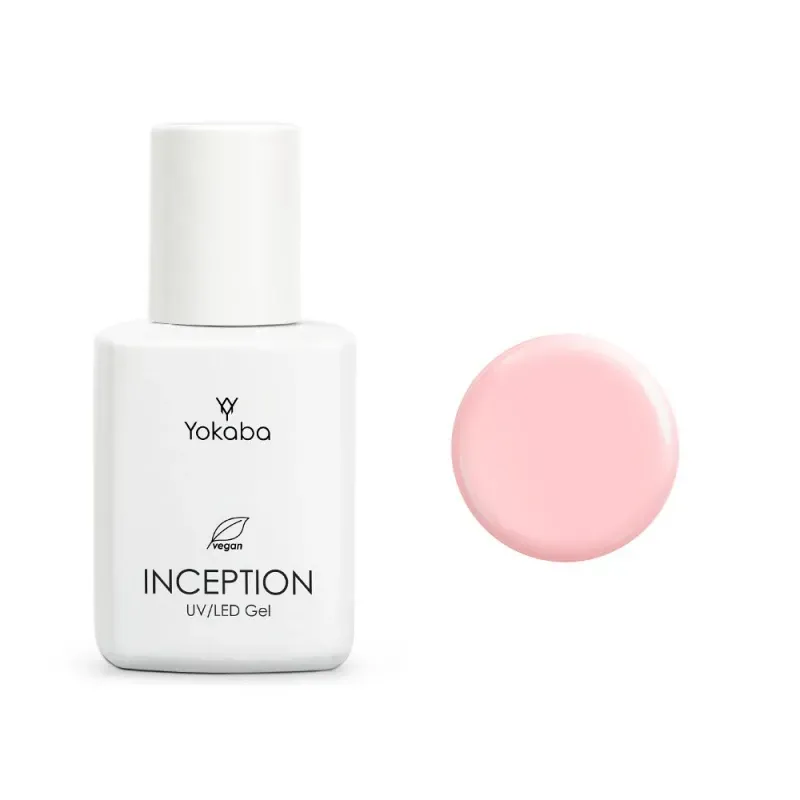 YOKABA 13 MORNING BLUSH - Inception UV/LED - Żel w butelce, samopoziomujący 30 ml