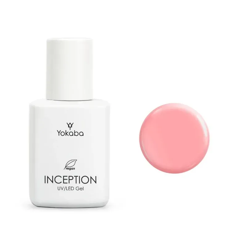 YOKABA 14 EVENING PINK - Inception UV/LED - Żel w butelce, samopoziomujący 30 ml