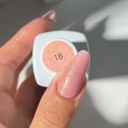 YOKABA 18 NUDE DAIMOND - Inception UV/LED - Żel w butelce, samopoziomujący 30 ml