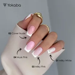 YOKABA 03 MILKY PINK Polyflex – Akrylożel 60 g