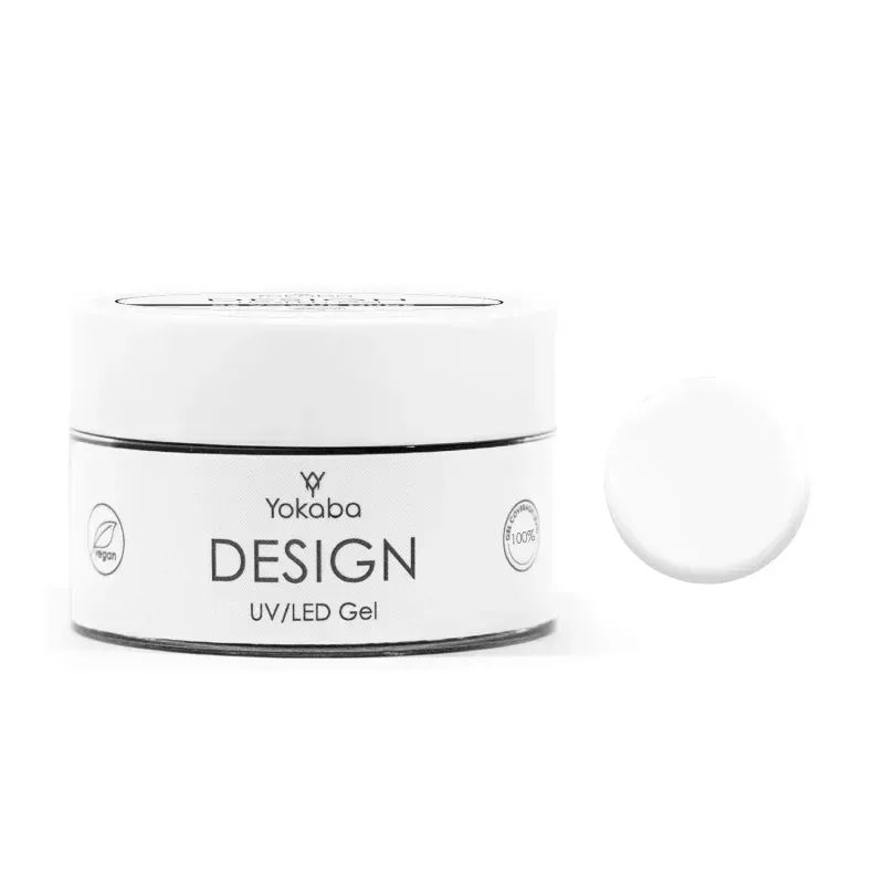 YOKABA 02 SNOW WHITE UV/LED - Żel budujący, samopoziomujący 50 ml