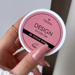 YOKABA 06 VOGUE NUDE Design UV/LED - Żel budujący, samopoziomujący 50 ml