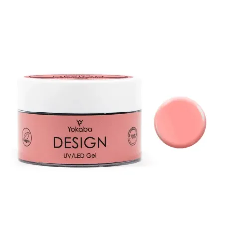 YOKABA 06 VOGUE NUDE Design UV/LED - Żel budujący, samopoziomujący 50 ml