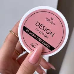 YOKABA 07 DAWN ROSE DESIGN UV/LED - Żel budujący, samopoziomujący 50 ml