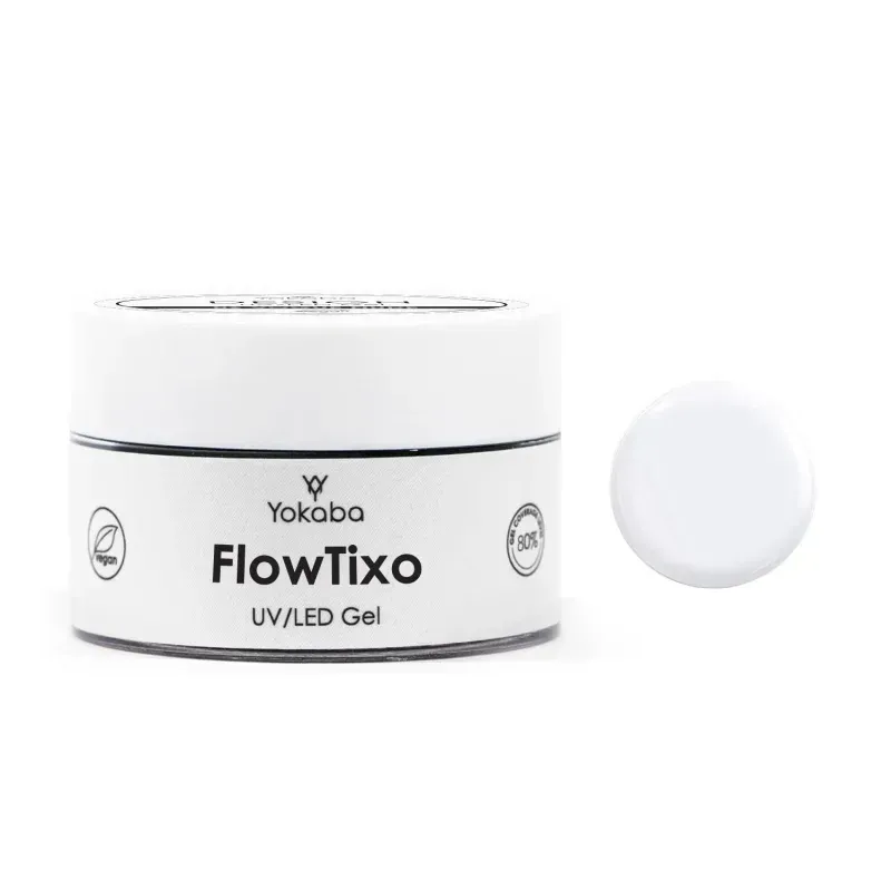 YOKABA 01 Milky FlowTixo UV/LED - Żel budujący z tixotropią 50 g