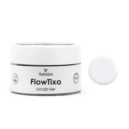 YOKABA 01 Milky FlowTixo UV/LED - Żel budujący z tixotropią 50 g
