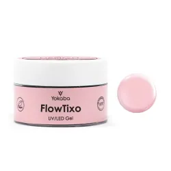 YOKABA 02 Light French Pink FlowTixo UV/LED - Żel budujący z tixotropią 50 g