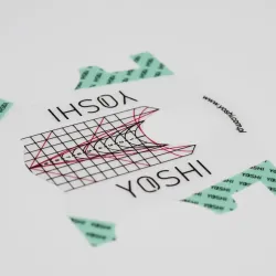 Yoshi Transparentne Szablony Formy Do Przedłużania Paznokci Manicure 400szt