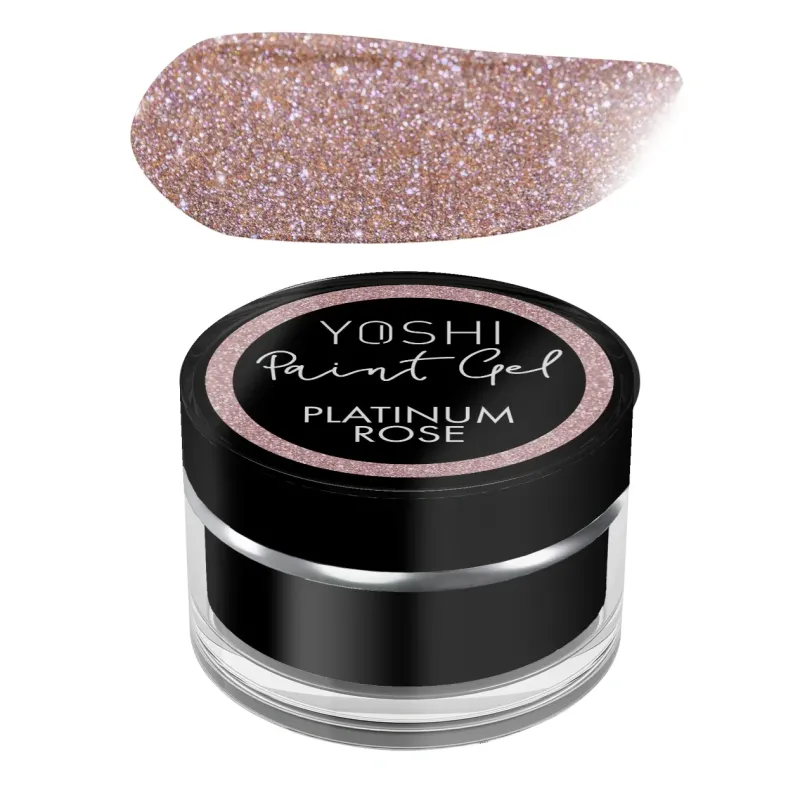 Yoshi Żel Do Zdobień Paint Gel Platinum Rose 5ml