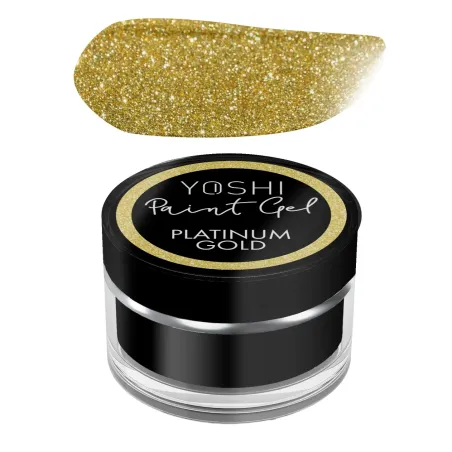 Yoshi Żel Do Zdobień Paint Gel Platinum Gold 5ml